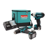 Makita aku set bušilica odvijač i udarni odvijač CLX224SA