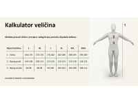 Kapriol Pantalone TECH CRNE