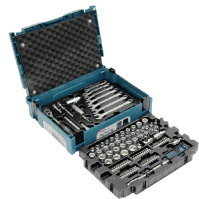 Makita 120-dijelni set nasadnih ključeva i bitova u Makpac koferu E-08713